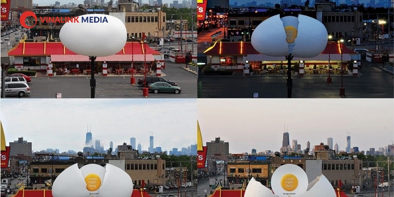 Billboard McDonald’s – “Giant Egg” cực kỳ độc đáo